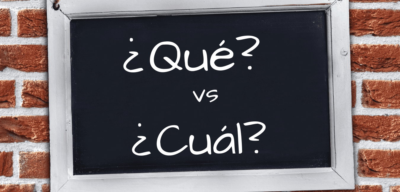 Asking questions in Spanish "qué" vs "cuál" Get Fluent Spanish